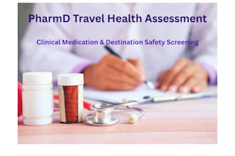 provide a pharmacist travel health consult and clinical medication safety review