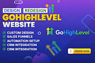 design, clone, redesign gohighlevel websites, sales funnels and automation