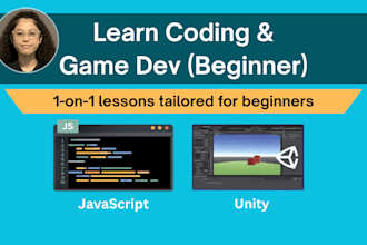 teach beginner coding and game development