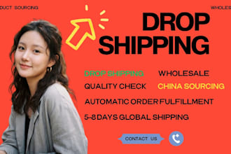 do china source dropshipping order process fast ship