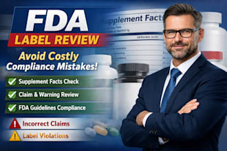 be your US fda agent and handle fda registrarion, renewal, and compliance