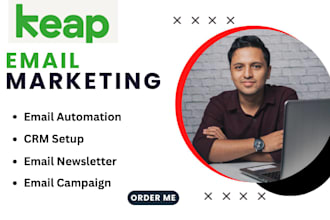 setup keap CRM keap email campaign keap email automation