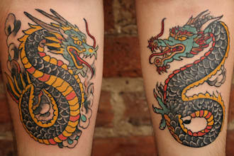 create awesome old school tattoo style design