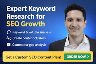 do keyword research and build a topical map for your site