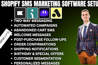 stetup shopify sms marrketing klaviyo omnisend smsbump postscript attentive