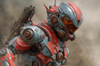 design stunning sci fi portrait art