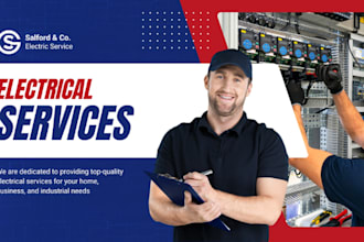 build wix electrical contractor website electrical services company website