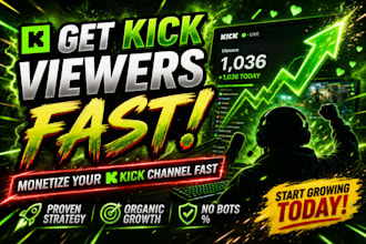 promote and grow your kick channel monetization fast