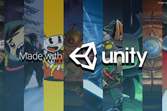 fully create unity 2d, 3d game, unity game design, unreal engine game