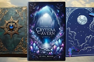 design dark fantasy cover design, fantasy book cover