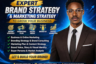 create a powerful brand strategy, marketing plan, and brand identity