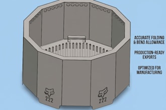 design a sheet metal dxf for laser and cnc plasma cutting