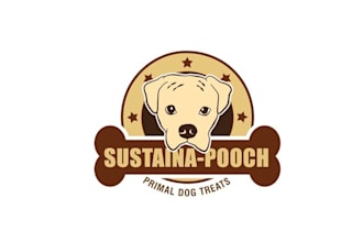 create included an enticing logo for a new primal dog treat