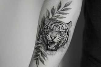 make a black and white tattoo design for you