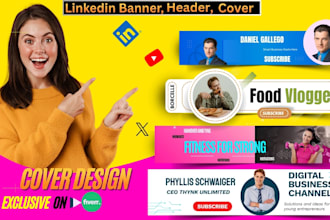 create perfect linkedin cover, header, banner, for personal branding