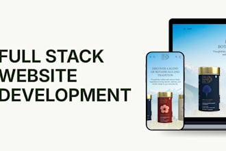 develop a fast scalable custom website or ecommerce store
