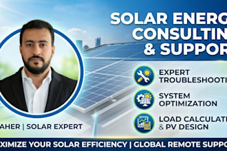be your solar energy expert and consultant