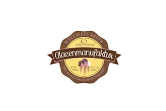 design awesome ice cream food brand logo