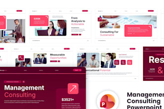 design consulting presentation design for strategy decks and business proposals