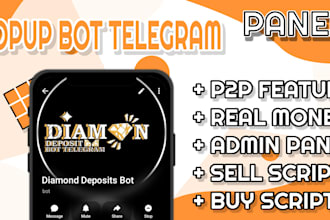 create any type of bot telegream as you need for business