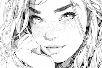 sketch you color anime sketch art