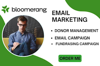 setup bloomerang nonprofit website bloomerang donation website email campaign