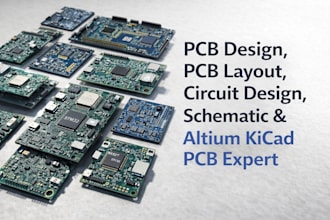 do pcb design pcb layout circuit design schematic and altium kicad pcb expert