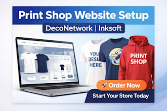 build your deconetwork print shop website inksoft that is ready for real sales
