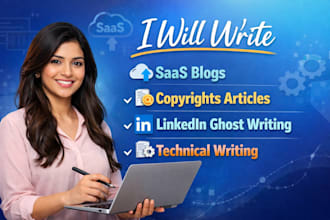 write SEO blogs and articles and linkedin post for founders