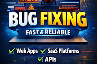 fix bugs in your web app or saas quickly and professionally
