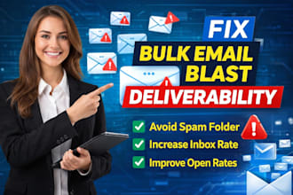 fix email issues, improve deliverability with dns, spf, dkim, dmarc