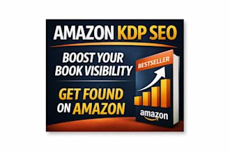 optimize your amazon KDP book SEO for better ranking and visibility