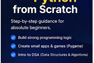 teach python, logic, game dev and basic dsa for beginners