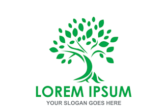 design a pine tree logo