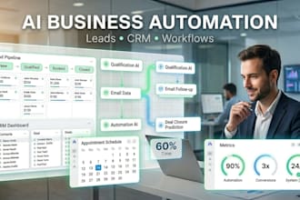 build ai automation for lead qualification, CRM, and appointment booking