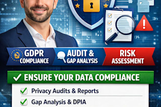 provide gdpr compliance, data protection audit, and privacy risk assessment