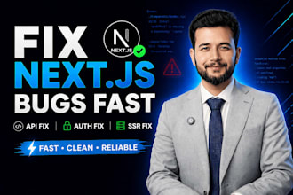 debug and fix react nextjs apis and backend issues