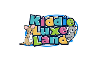design kids clothing kiddie luxe land loves logo