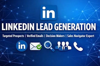 do linkedin lead generation and find targeted prospects with emails
