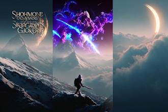 design a stunning scifi book cover that sells your story