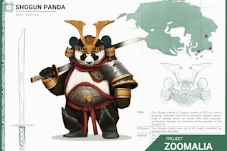 draw creature monster design and character design