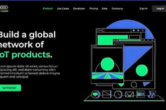 build wix javasript website landing page responsive crm website