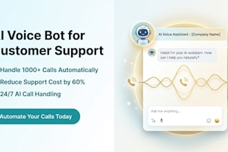 build ai voice bots for customer support, calls, and phone automation