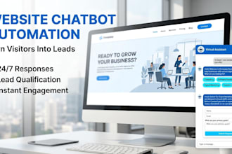 build ai chatbots for lead capture, customer support, and website automation
