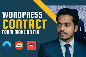create or fix wordpress contact form 7, wp form, gravity, ninja, smtp errors
