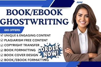 ghostwrite ebook and book writing, ebook ghostwriter, self help ebook writer