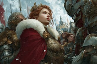 draw a fantasy illustration for you