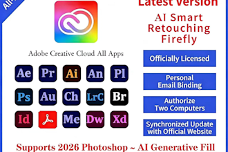 create an adobe creative cloud annual licensed software subscription