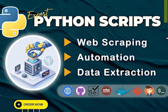 develop python scripts for automation and web scraping