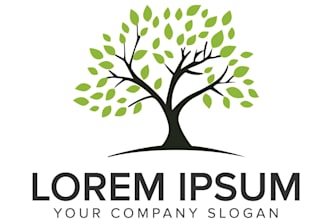 design top quality wonderful tree service logo